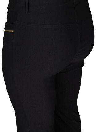Bukser med bootcut, Black, Packshot image number 3