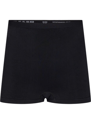 Seamless shorts med regulær talje , Black, Packshot image number 0