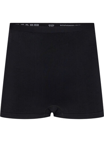Seamless shorts med regulær talje , Black, Packshot image number 0