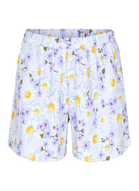 Løse nat shorts med print