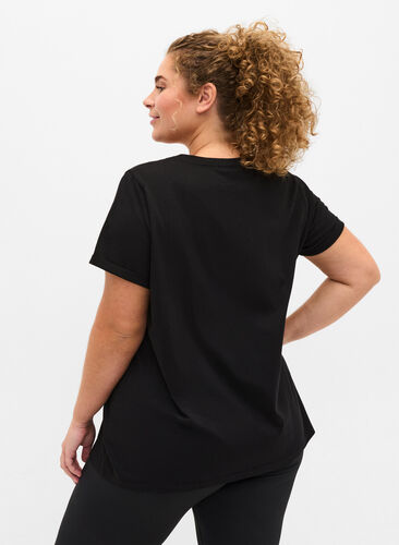 Trænings t-shirt med print, Black Monday, Model image number 1