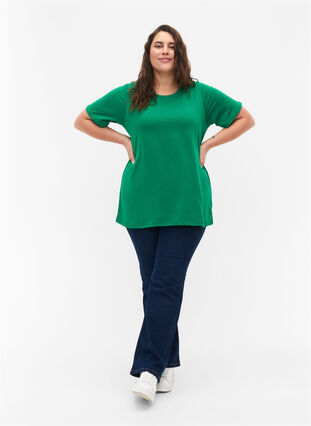 FLASH - T-shirt med rund hals, Jolly Green, Model image number 2