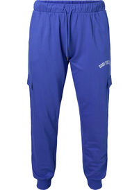 Sweatpants med cargolommer