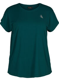 Ensfarvet trænings t-shirt