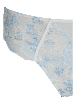 Blonde g-streng med regulær talje, Tofu w. blue, Packshot image number 2