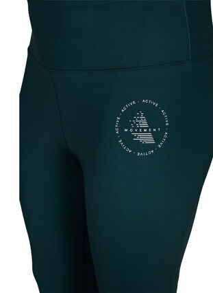 Ensfarvede træningstights, Scarab, Packshot image number 2