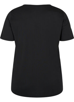 Kortærmet t-shirt med tryk, Black BG, Packshot image number 1