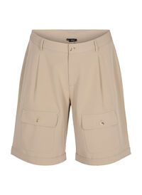Shorts med påsyede lommer