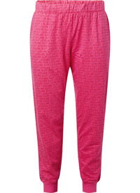 Sweatpants med print og lommer