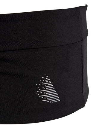 Løbebælte med lynlåslommer, Black, Packshot image number 2