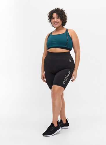 Sports bh med mesh ryg, Deep Teal, Model image number 2