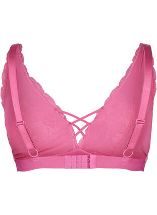 Støt Brysterne - Blonde bh med string-detaljer, Rose, Packshot image number 1