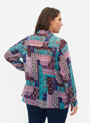 FLASH - Langærmet skjorte med print, Multi Ethnic , Model image number 1