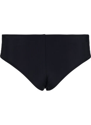 Bikini trusse med regulær taljehøjde, Black, Packshot image number 1