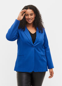 Enkel blazer med knaplukning, Surf the web, Model