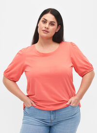 Bomulds t-shirt med 2/4 ærmer, Dubarry, Model