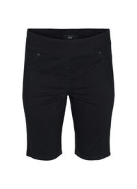 Tætsiddende shorts med baglommer