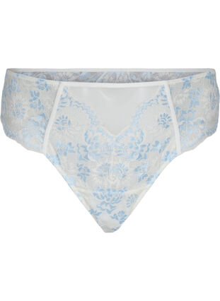 Blonde g-streng med regulær talje, Tofu w. blue, Packshot image number 0