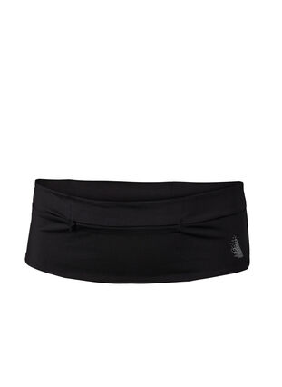 Løbebælte med lynlåslommer, Black, Packshot image number 0