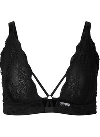 Blonde bh med string