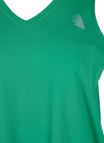 Træningstop med v-udskæring, Jolly Green, Packshot image number 2