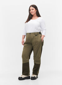 Vandtætte skalbukser med lommer, Forest Night Comb, Model