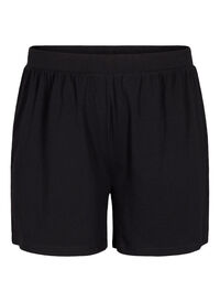 Løse natshorts i bomuldsmix