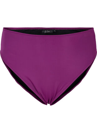 Højtaljet tai bikini trusse, Dark Purple, Packshot image number 0