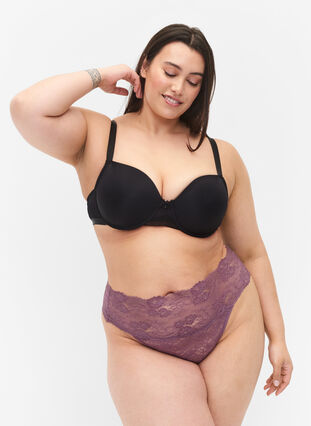 3-pak blonde g-streng med høj talje, Mix assortment, Model image number 0