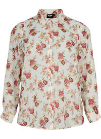 FLASH - Langærmet skjorte med blomsterprint