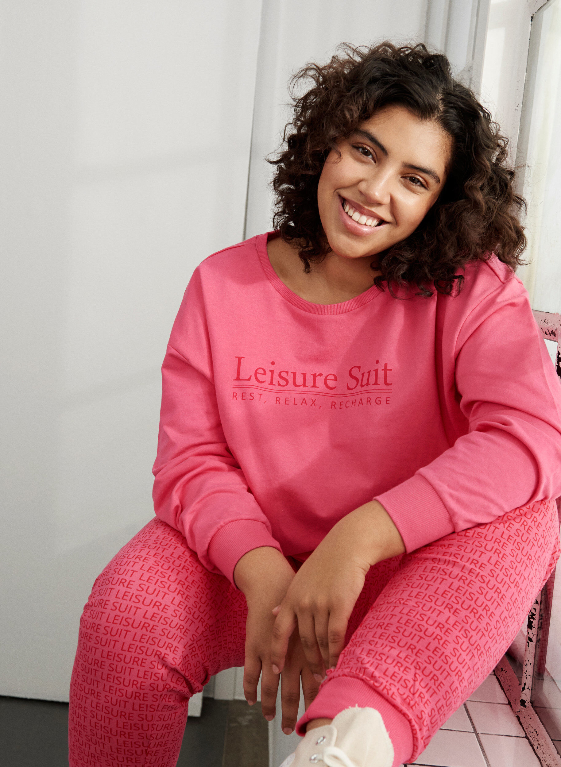 Sweatpants med store print