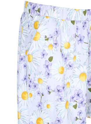 Løse nat shorts med print, Lavender Blue AOP, Packshot image number 2
