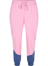Sweatpants med color-block