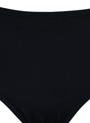 Bikini trusse med regulær taljehøjde, Black, Packshot image number 2