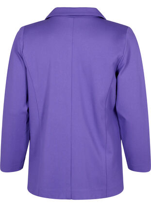 Enkel blazer med knaplukning, Ultra Violet, Packshot image number 1