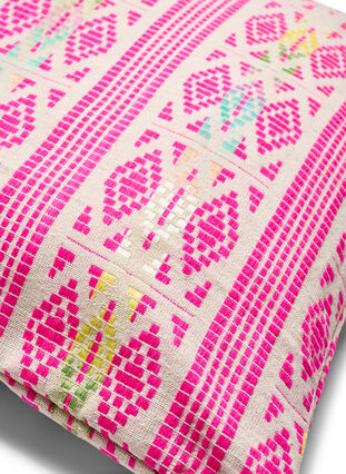 Pudebetræk med broderet mønster, Pink Comb, Packshot image number 1