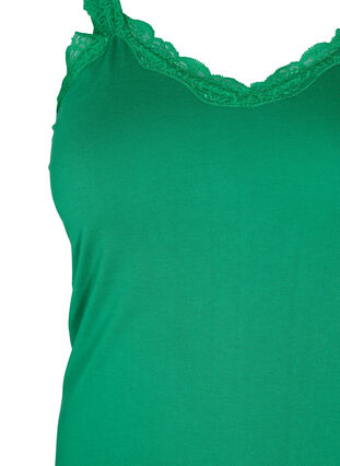 2-pak top med blonder, Navy B/Jolly Green, Packshot image number 3