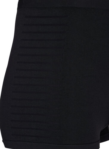 Seamless shorts med regulær talje , Black, Packshot image number 3