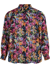 FLASH - Langærmet skjorte med blomsterprint