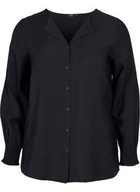 Viskose skjorte med smock