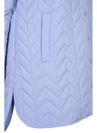 Quiltet jakke med knapper, Eventide, Packshot image number 3