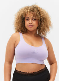 Seamless bh top, Lavender, Model