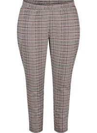 Cropped Maddison bukser med ternet mønster
