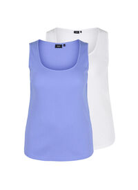2-pak basis tanktop i rib