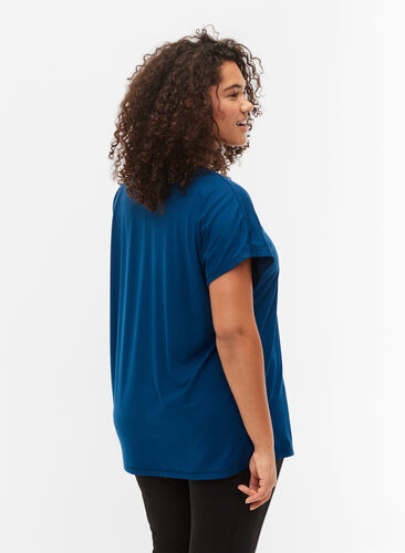 Kortærmet trænings t-shirt, Poseidon, Model image number 1