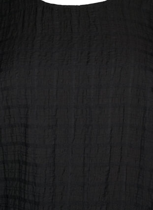 Smock bluse med lyocell (TENCEL™), Black, Packshot image number 2