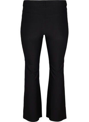 Bukser med bootcut, Black, Packshot image number 1