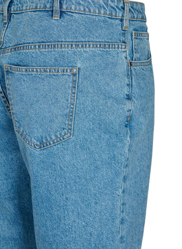 Mille jeans med høj talje - Blå - Str. 42-60 - PlusLet