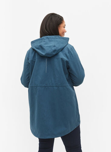 Softshell jakke med aftagelig hætte, Stargazer Mel., Model image number 1