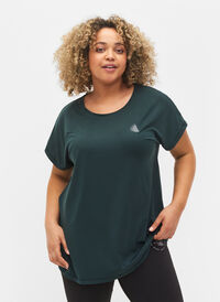 Ensfarvet trænings t-shirt, Scarab, Model